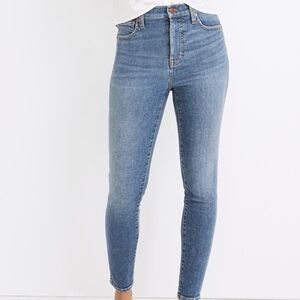 Madewell 10" high rise skinny croped jeans 28